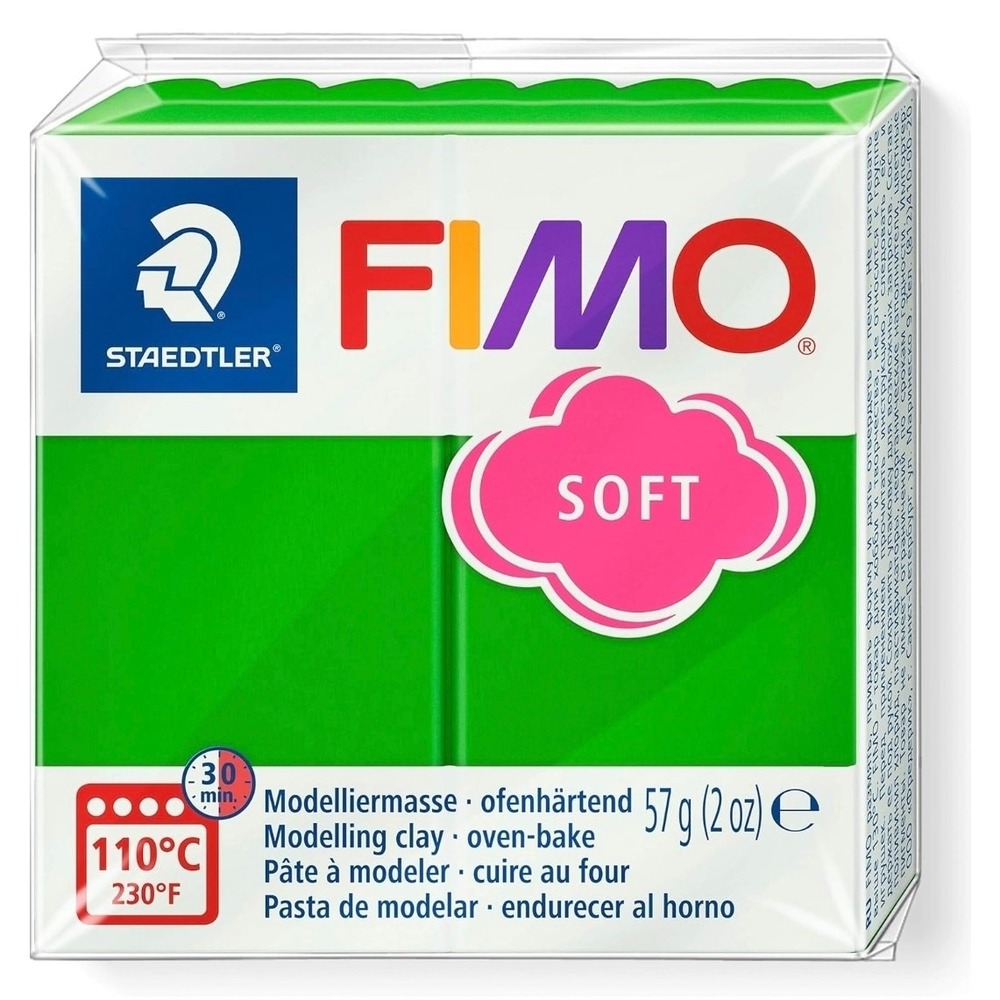 Staedtler FIMO Soft Polymer Clay Oven Bake Tropical Green 53 8020-53 2oz